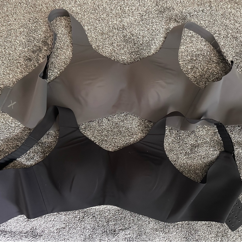 Knix Catalyst Sports Bras - original style Size 1
Set of 2 - one black one gray